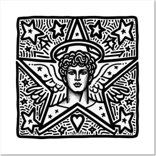 Archangel Michael Doodle Posters and Art